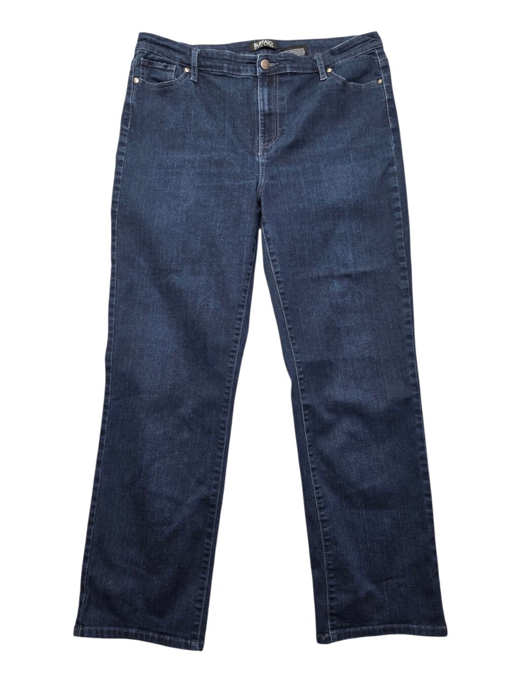 Buffalo David Bitton Dark Wash Straight Leg Stretch Jeans Women's 14/34